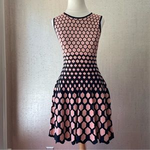 Vintage Patterned Sleeveless Dress